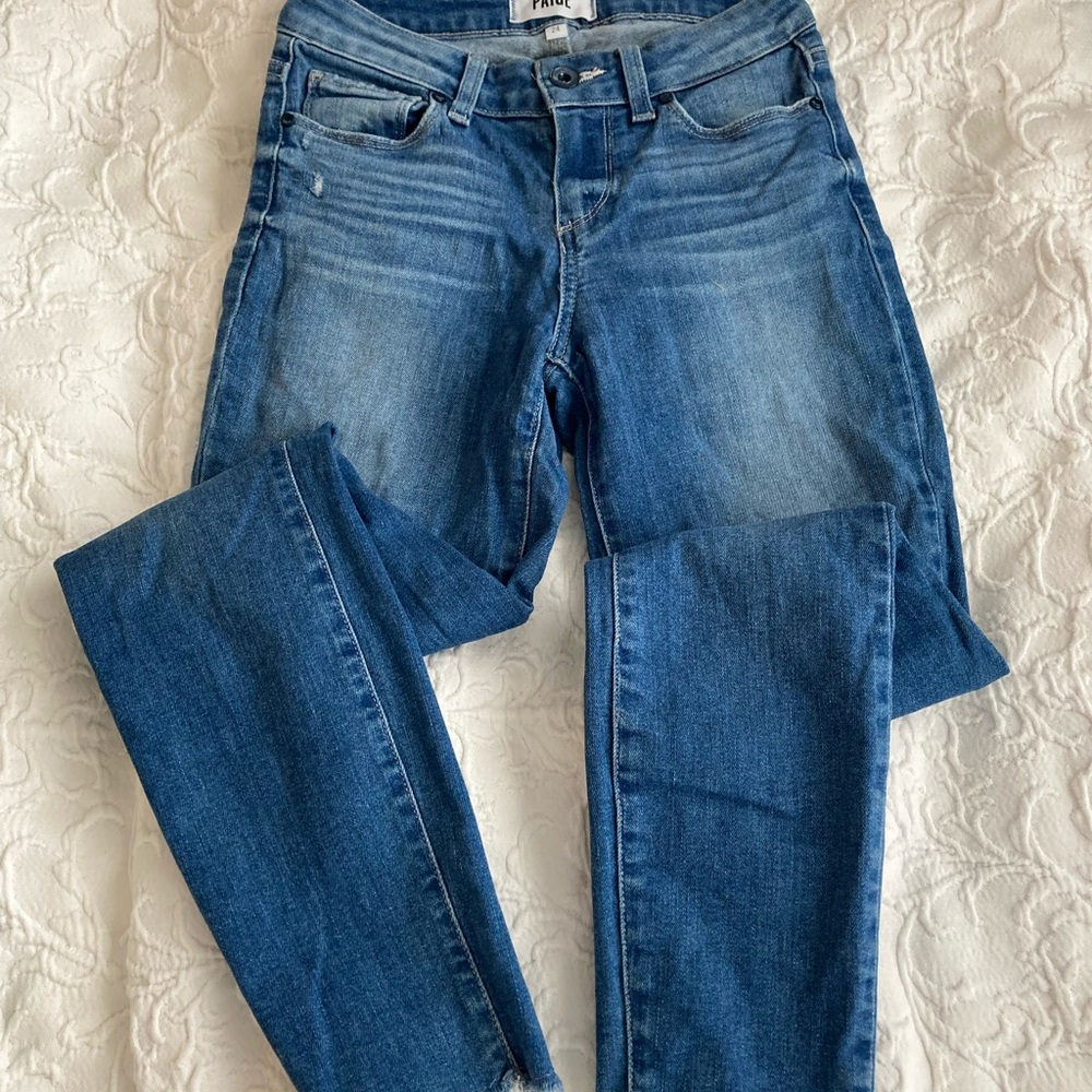 Paige Transcend - Verdugo Ankle Skinny Jeans